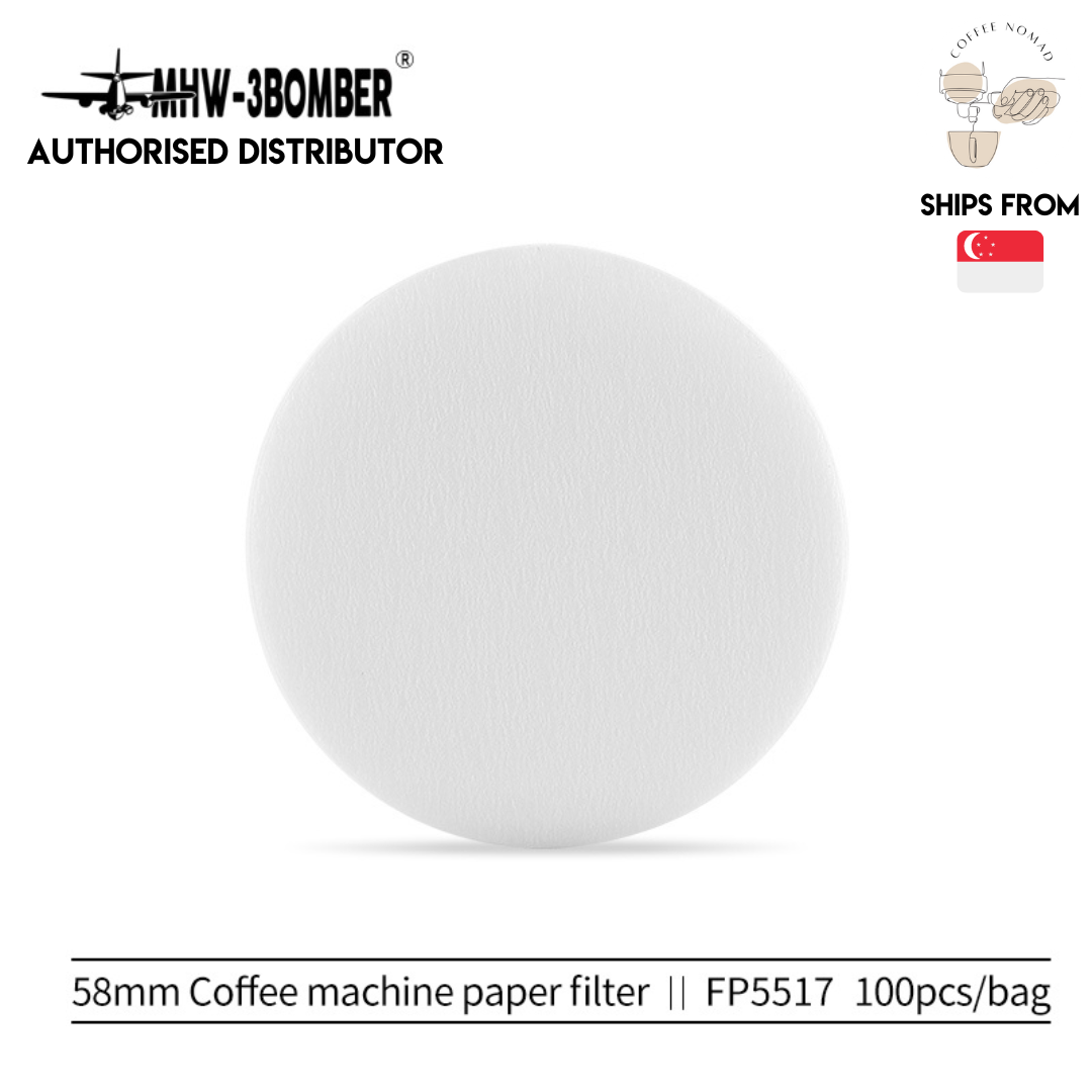 MHW-3BOMBER Paper Filter for 51,53mm & 58mm Portafilter 100pcs