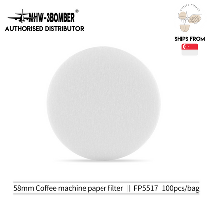 MHW-3BOMBER Paper Filter for 51,53mm & 58mm Portafilter 100pcs