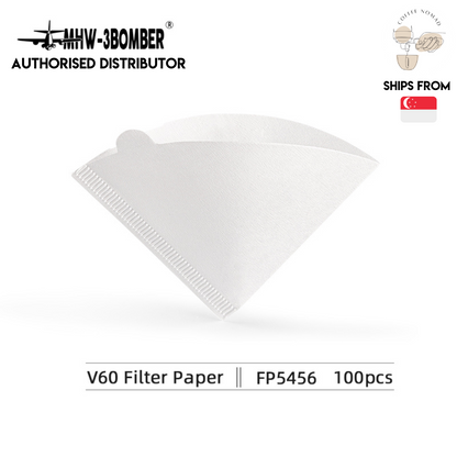 MHW-3BOMBER V-Shaped Coffee Filter Paper 100pcs - V01 / V02