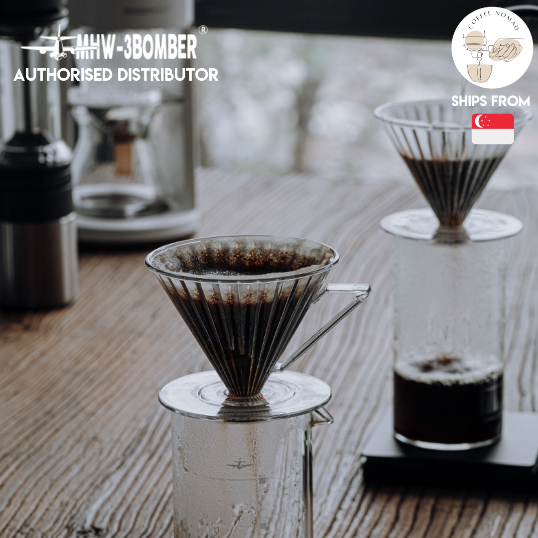 MHW-3BOMBER Elf Dripper with Handle for Drip Coffee 1/2 or 2/4 Person