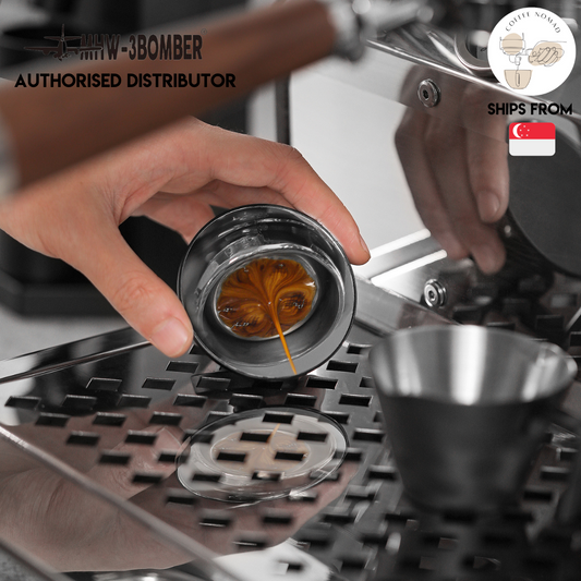 MHW-3BOMBER Coffee Extraction Observation Mirror Black